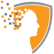 cropped-cl-favicon.png A stylized shield logo with an orange background and gray border; the white silhouette of a human head faces right while orange, gray, and white squares disperse from the back of the head, symbolizing digital transformation or data flow.