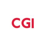The image shows the CGI logo, consisting of the letters “CGI” in bold red uppercase font on a white background.
