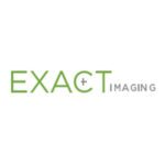 The Exact Imaging logo displays the word EXACT in green capital letters with a small plus sign inside the letter C, followed by the word IMAGING in gray capital letters.