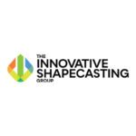 Logo for The Innovative Shapecasting Group featuring a colorful geometric emblem on the left made up of intersecting shapes in blue, green, orange, and yellow tones, paired with bold black text on the right — symbolizing creativity, precision, and forward-thinking design in manufacturing or casting solutions.