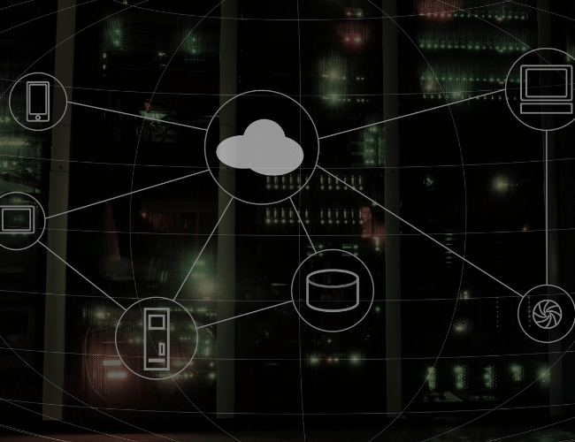 Visual representation of data and hardware in the cloud security environment.